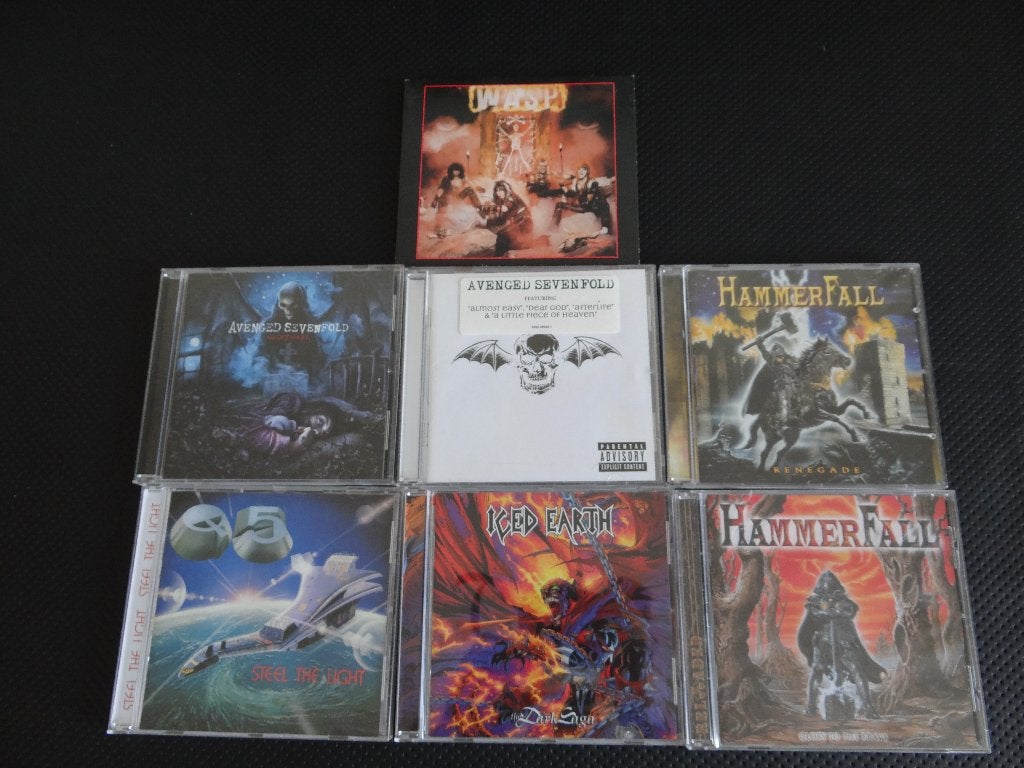 Set van 7 VCD's METAL/HARD Zo goed als nieuw!, Ophalen of Verzenden, Zo goed als nieuw, Hard Rock, Album