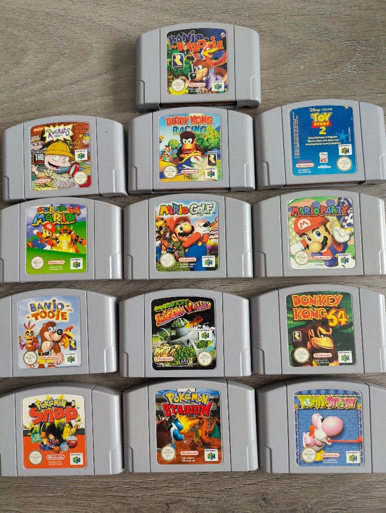 Lot Nintendo64 games, 1 joueur, Aventure et Action, Enlèvement, Utilisé