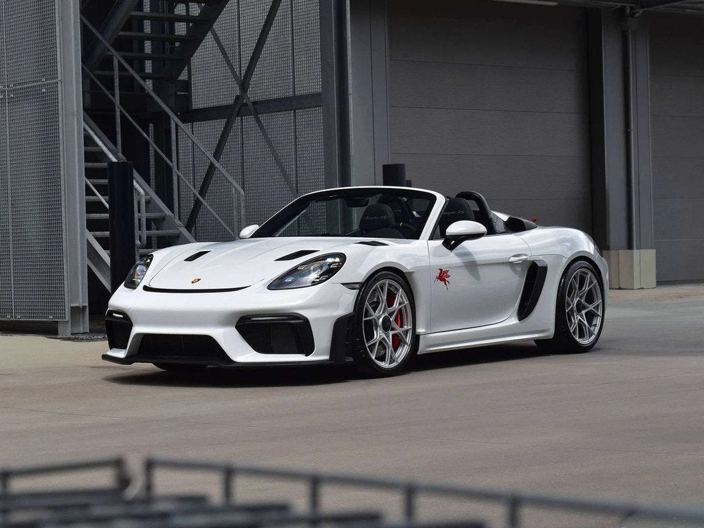 Porsche 718 Spyder RS / 4.0 PDK / Pure White / 1st Owner, Auto's, Automaat, Lichtsensor, Gebruikt, Zwart