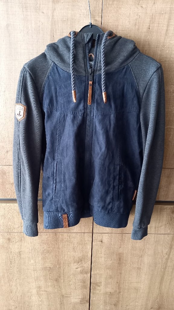 Jas Naketano Blauw Heren maat M, Naketano, Ophalen of Verzenden, Zo goed als nieuw, Maat 48/50 (M)