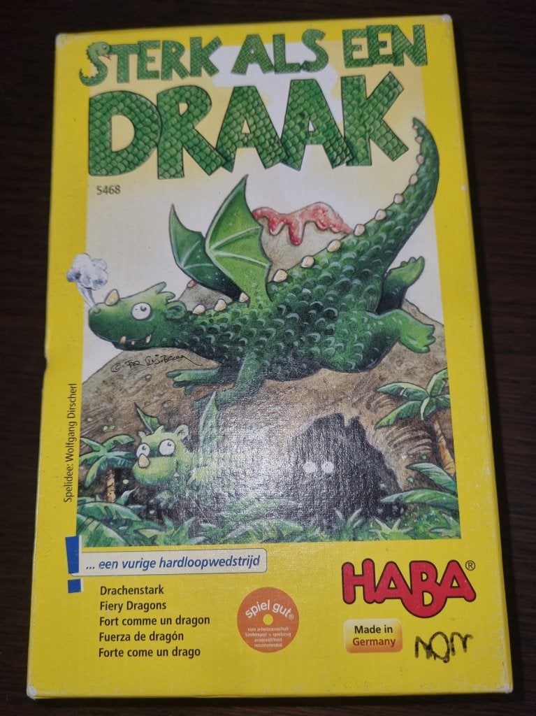 Jeu Haba : Fort comme un dragon, 1 ou 2 joueurs, Enlèvement, Comme neuf, Haba