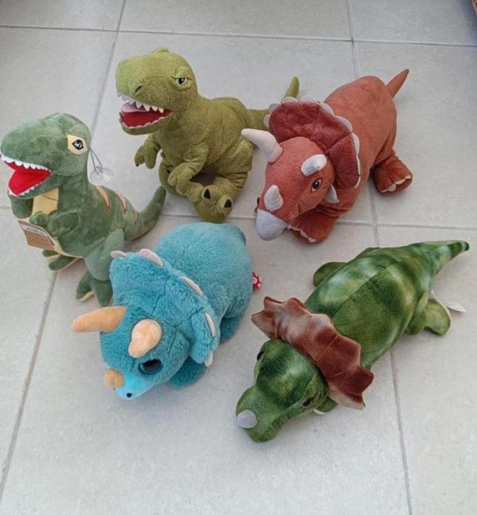 Dinosaurus knuffels (Ikea en gosh), Ophalen of Verzenden, Dinosaurus, IKEA