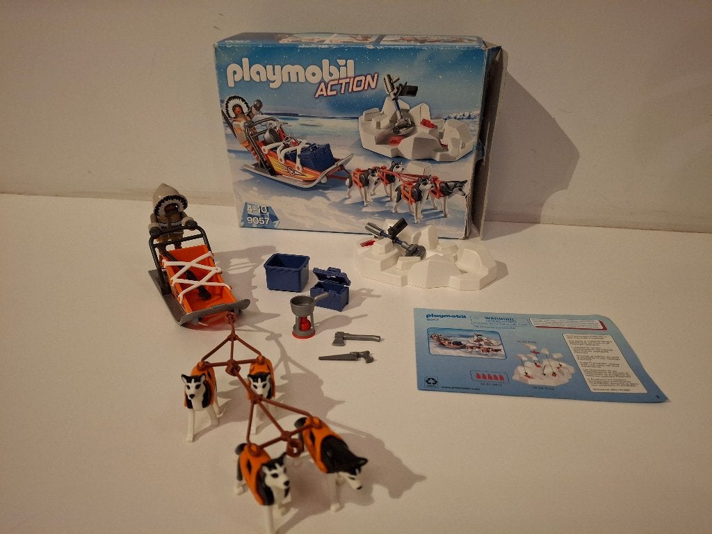 Playmobil Poolreizigers met hondenslee 9057, Ophalen of Verzenden, Zo goed als nieuw