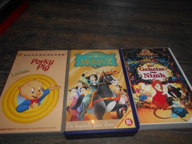 VHS films,documentaires, films pour enfants/49 pcs pour 50€, Enlèvement, Comme neuf