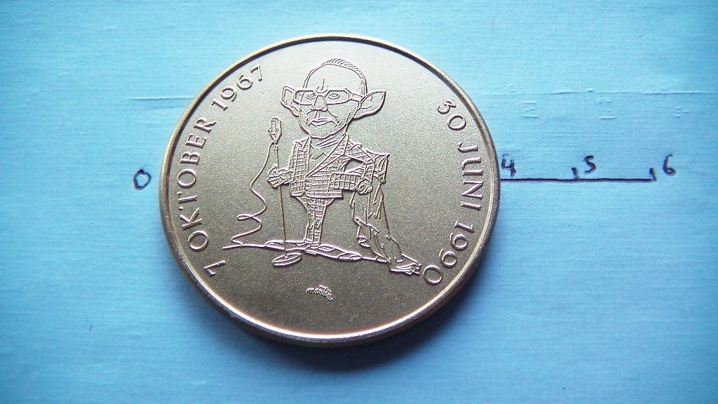 médaille jos ghysen 1990 jaune, Enlèvement