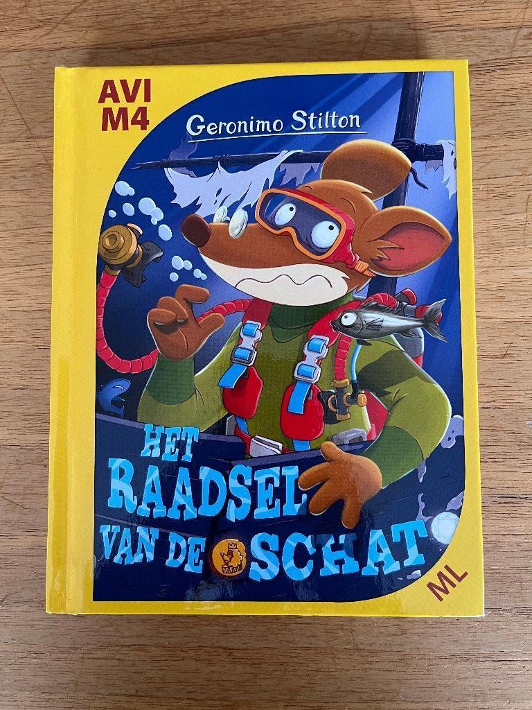 Geronimo Stilton, Het raadsel van de schat, Ophalen of Verzenden, Zo goed als nieuw, Geronimo Stilton, Fictie algemeen