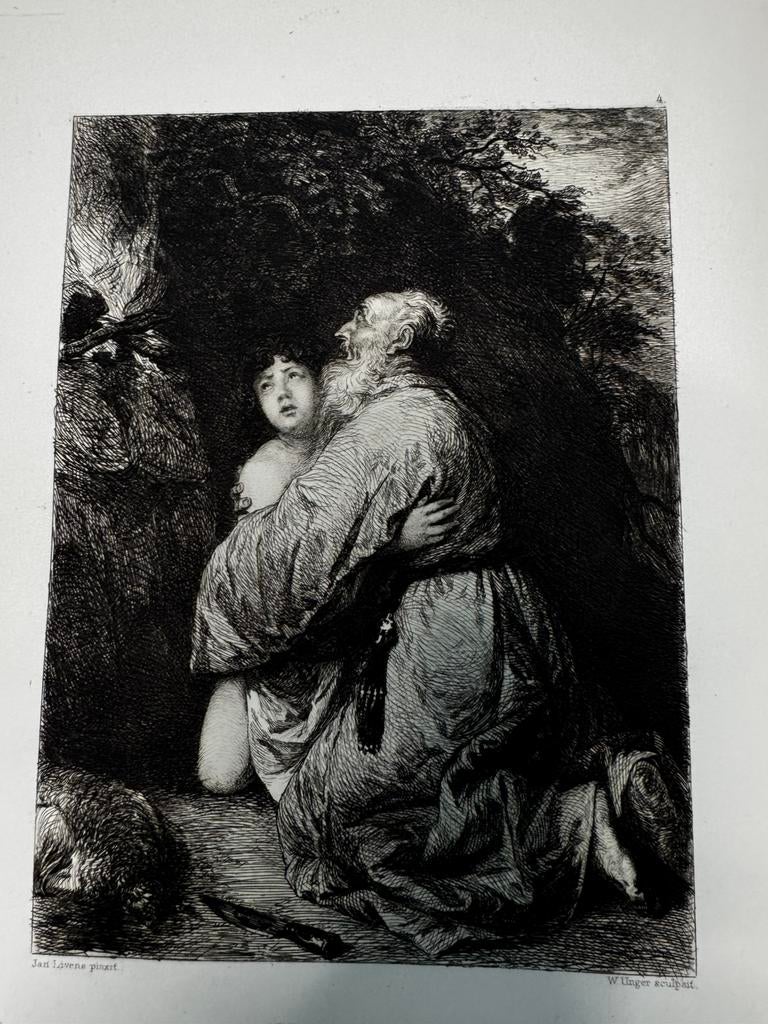 Antieke gravure 19e eeuw ets, Antiek en Kunst, Kunst | Etsen en Gravures, Ophalen, Ets