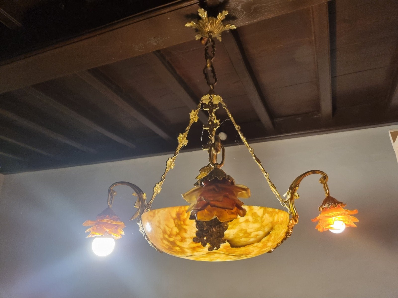 Art deco luster, Antiek en Kunst, Ophalen
