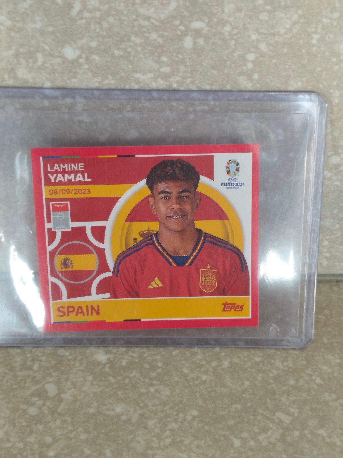 Lamine Yamal Spanje Suisse editie Topps Euro 2024, Enlèvement ou Envoi
