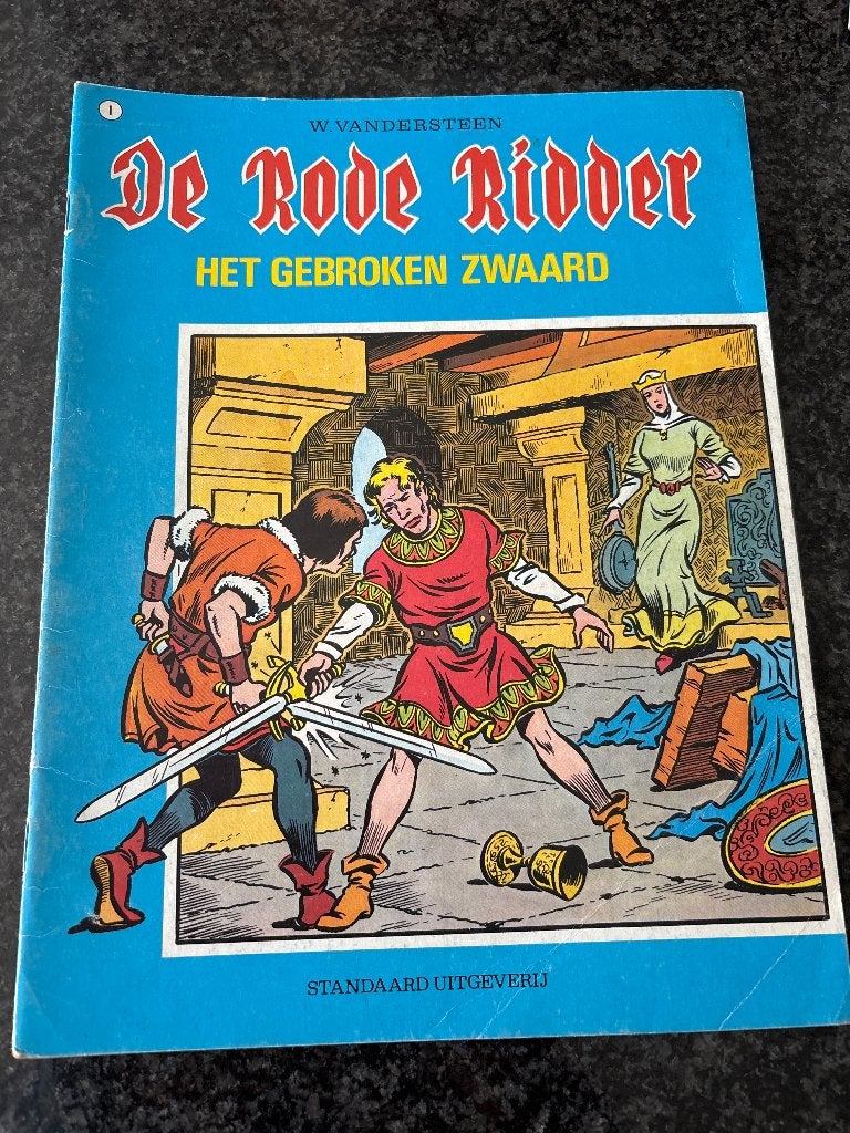 De rode ridder, Willy Vandersteen, Une BD, Enlèvement, Utilisé
