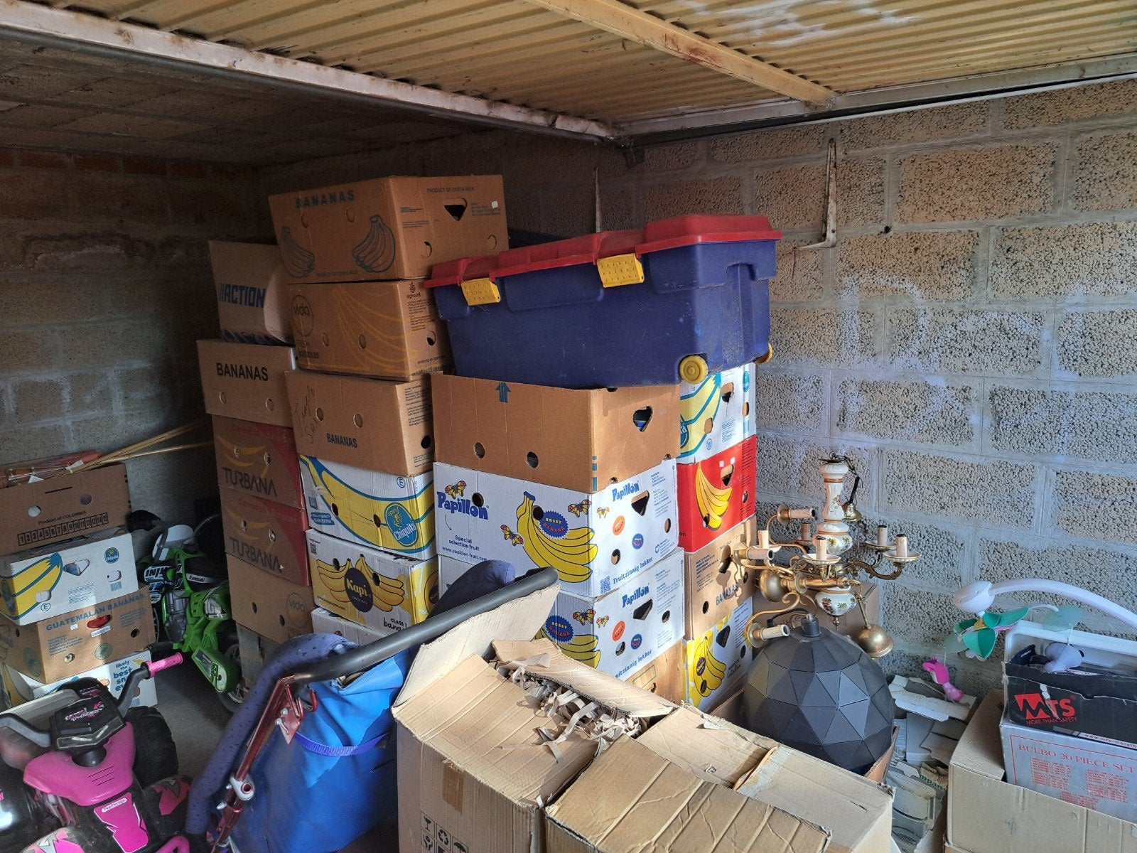 Gros lot de brocante, Enlèvement