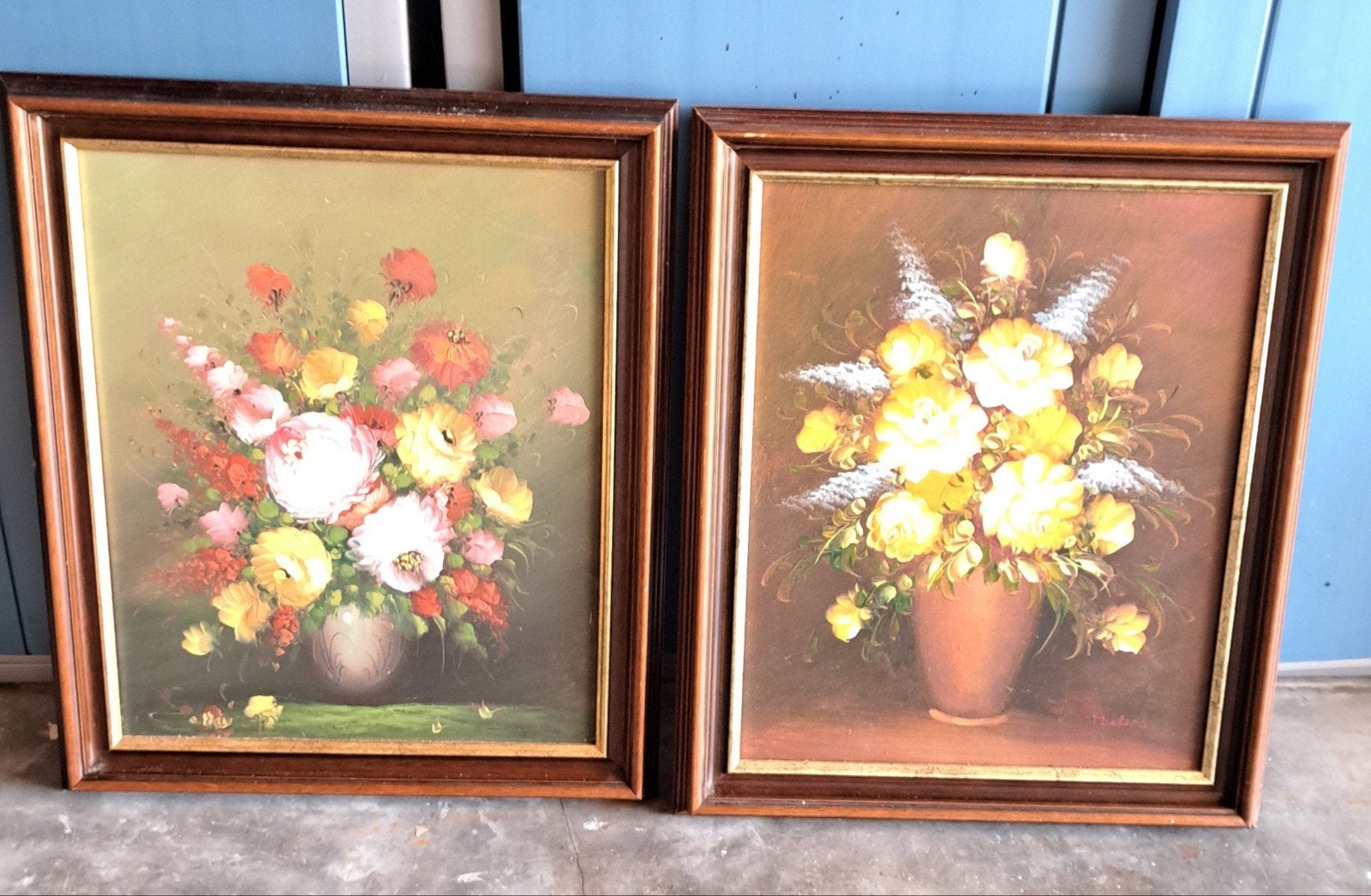 2 bloemen schilderijen, Ophalen, Bloemen
