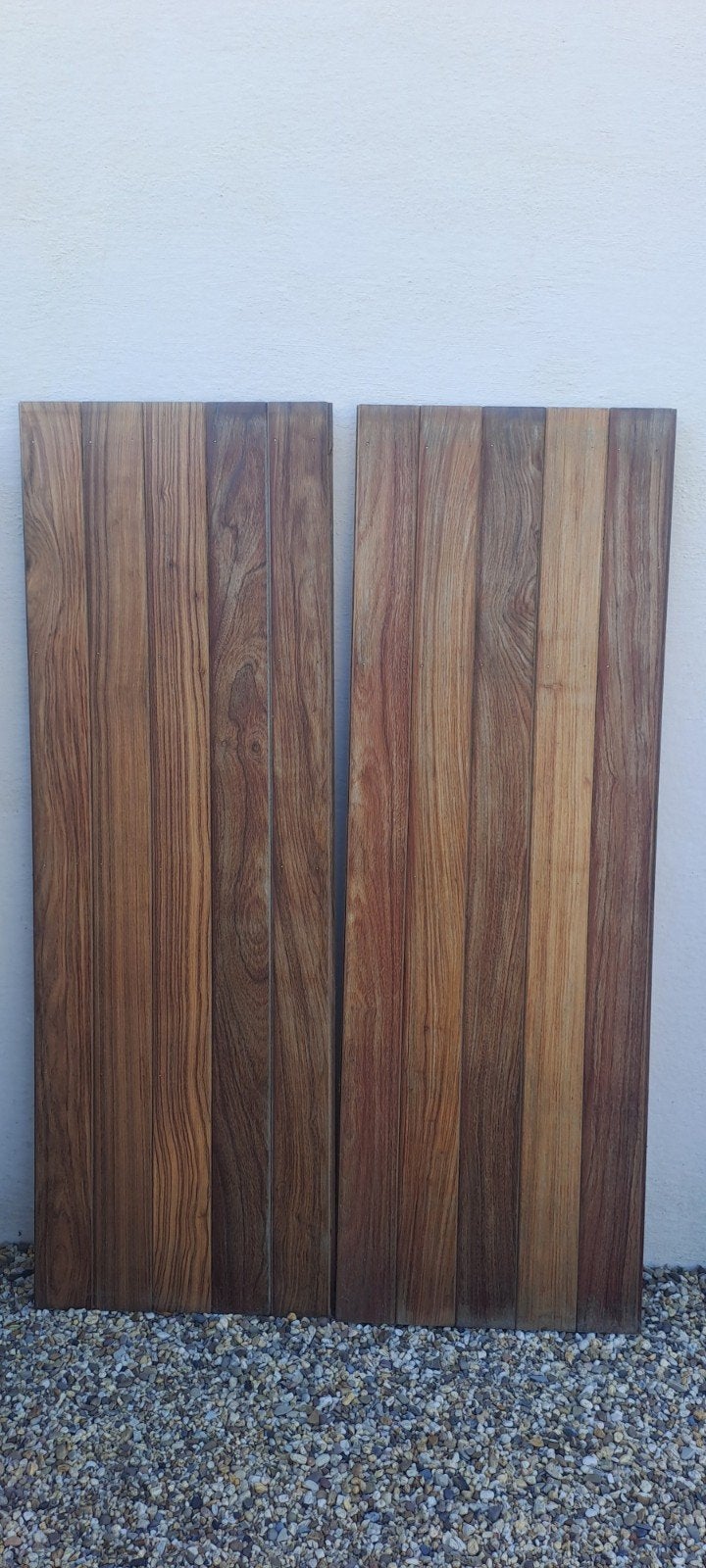 Platen/Afsluiting padouk, Ophalen, Plank