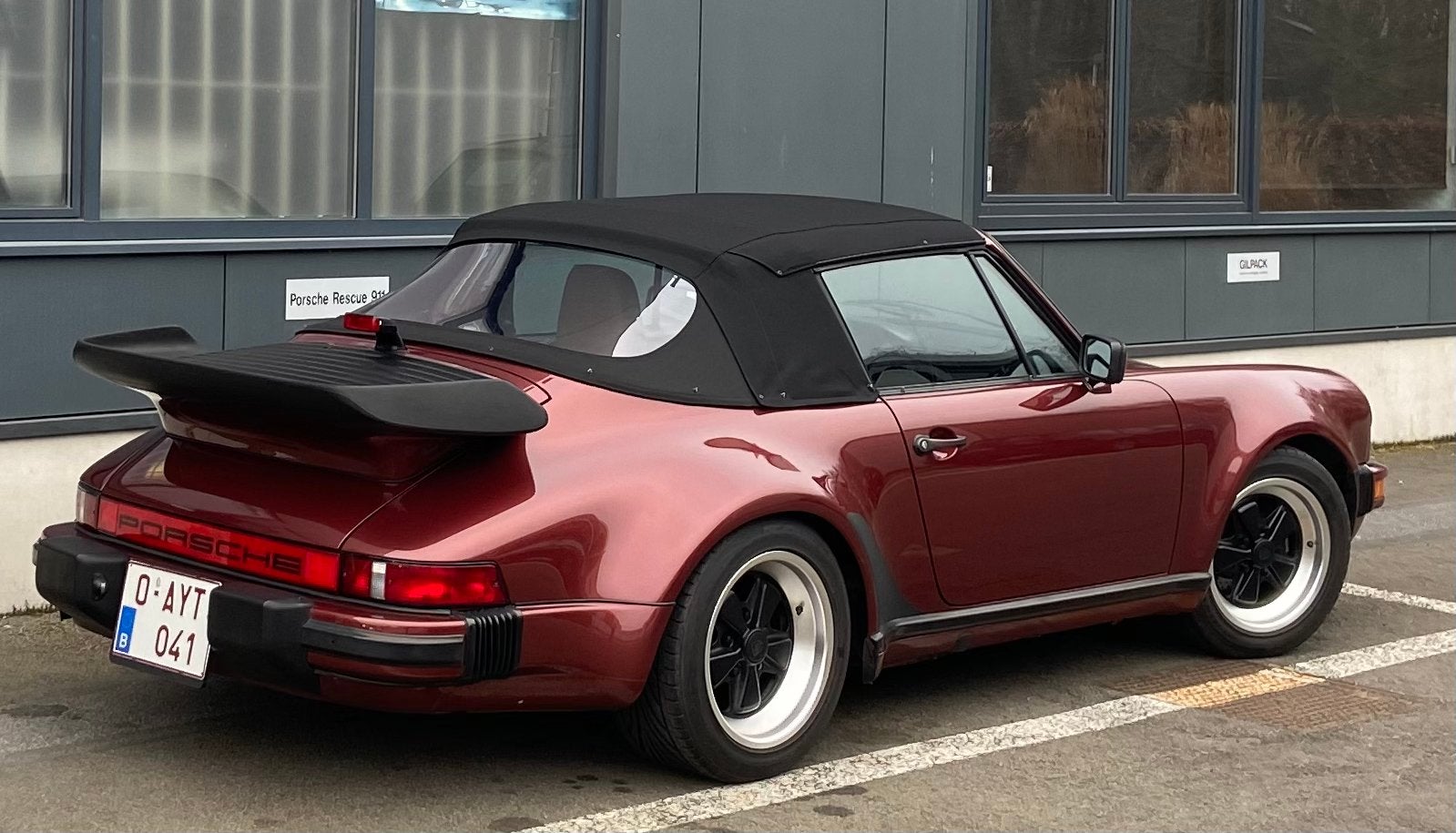 Porsche 911 3.2 originele Works Turbo Look, Auto's, Porsche, Achterwielaandrijving, Overige kleuren, Cabriolet, Leder