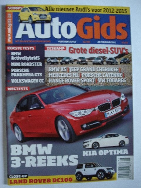 AutoGids 843 BMW 3/X5/Kia Optima/Land Rover DC100/Porsche Pa, Envoi, Utilisé, Général