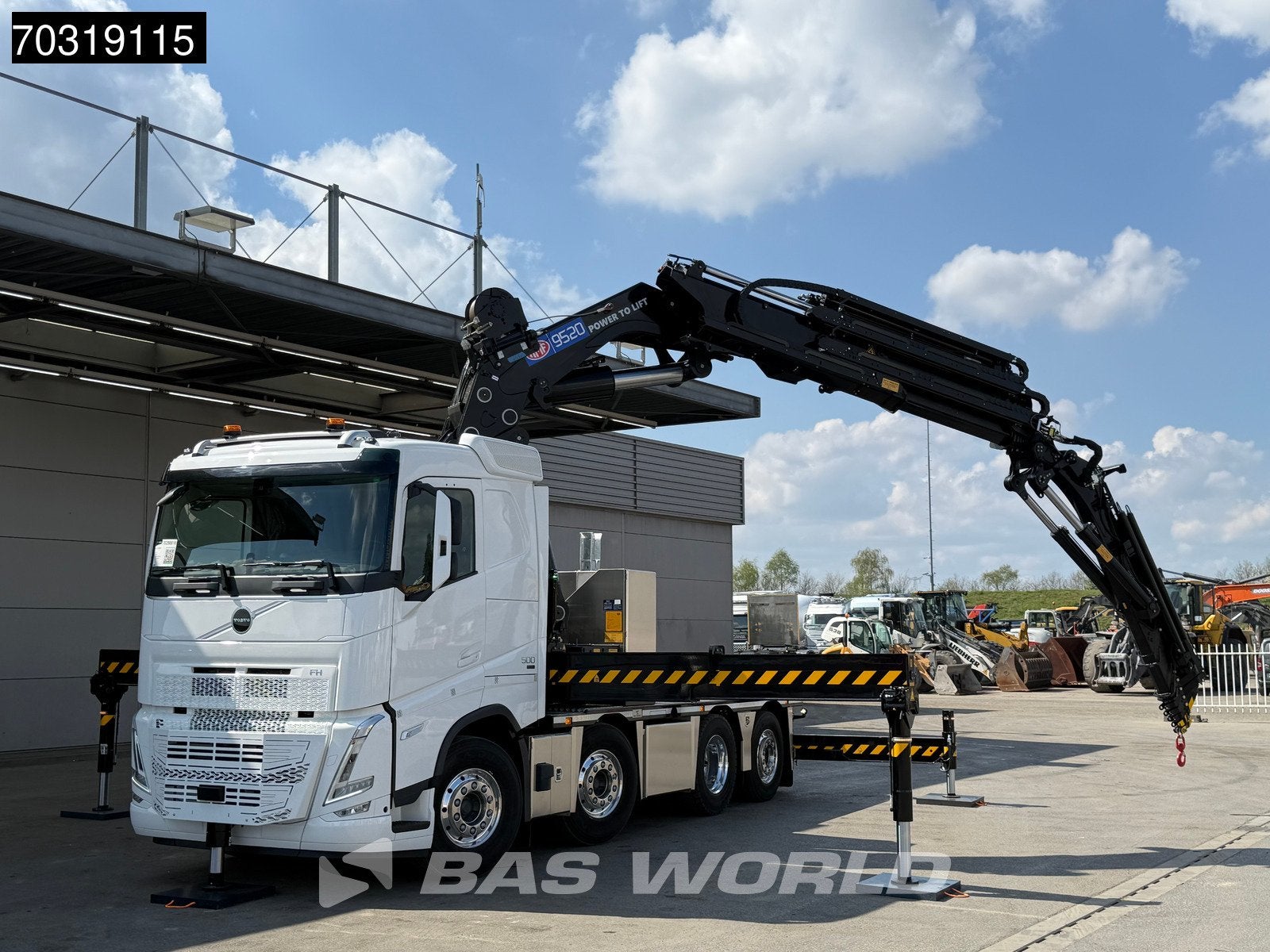 Volvo FH 500 8X2 NEW! HMF9520 K6 + JIB K6 Crane Kran + fifth, Achat, Euro 6, Entreprise, 500 ch