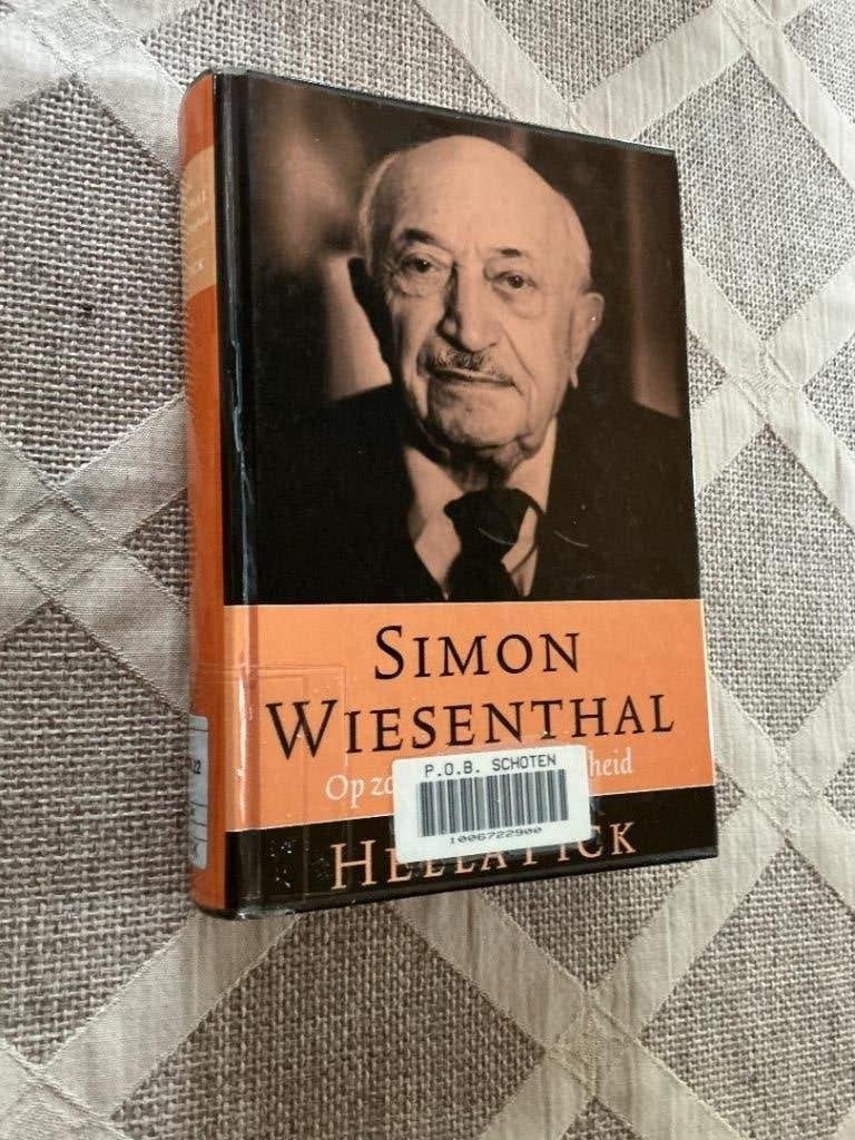 Simon Wiesenthal, Gelezen, Hella Pick, Ophalen of Verzenden, 1945 tot heden