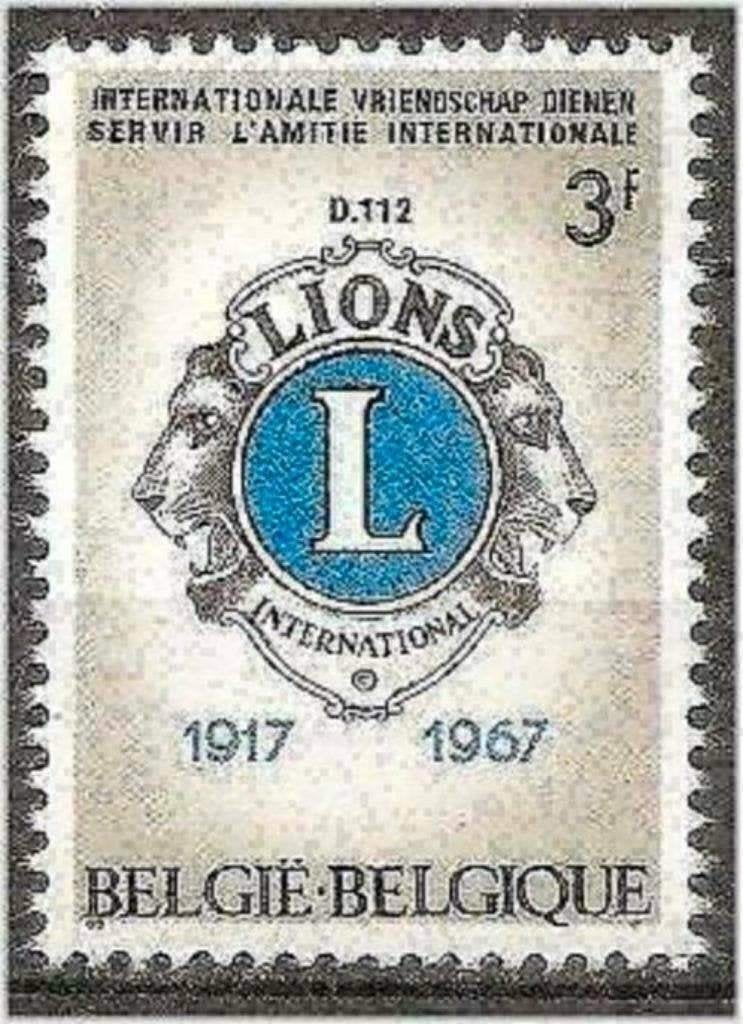 Belgie 1967 - Yvert/OBP 1404 - Lions Internationaal (PF), Verzenden, Postfris, Postfris