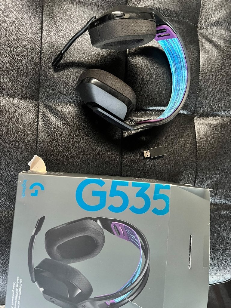 logitech G535 headset, Computers en Software, Ophalen, Logitech, Zo goed als nieuw, Draadloos