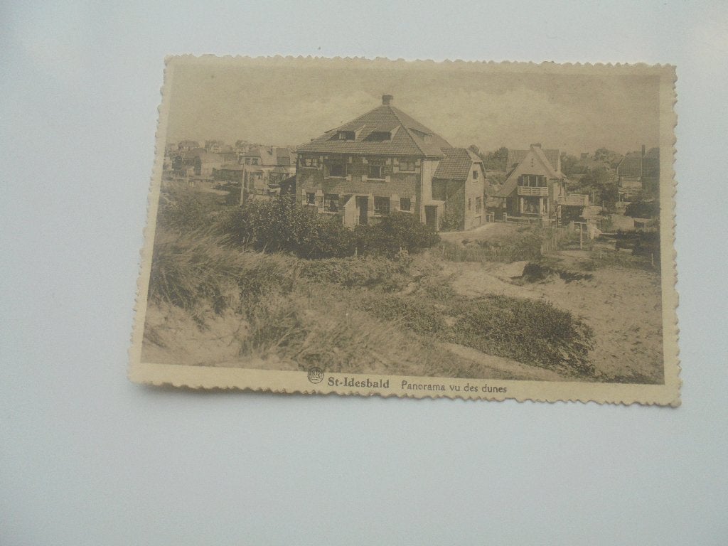 st.idesbald- panorama et villas, Envoi, 1920 à 1940, Affranchie, Flandre Occidentale