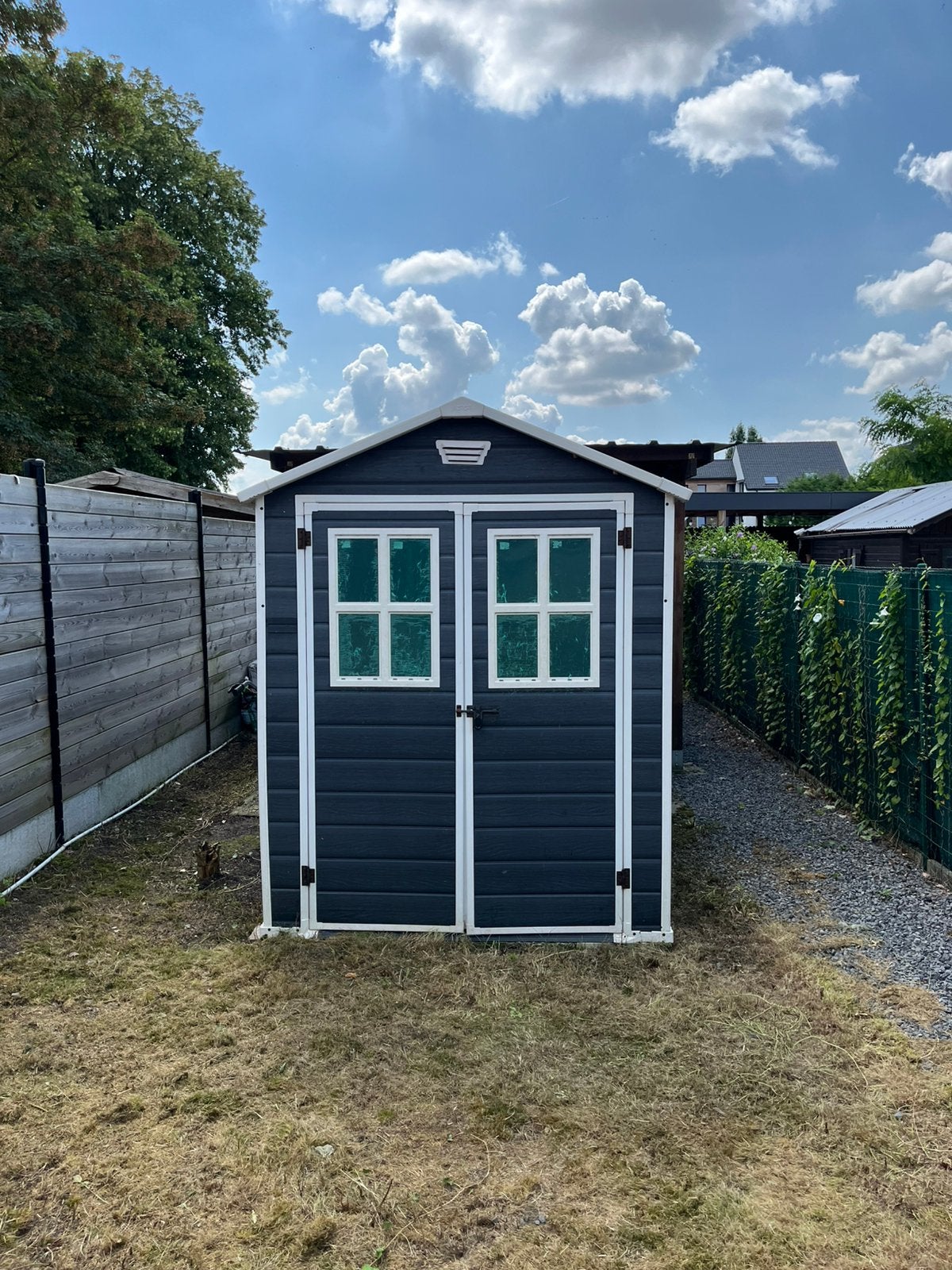 Abri de jardin, Tuin en Terras, Kunststof, Gebruikt, Tuinhuis, Minder dan 200 cm