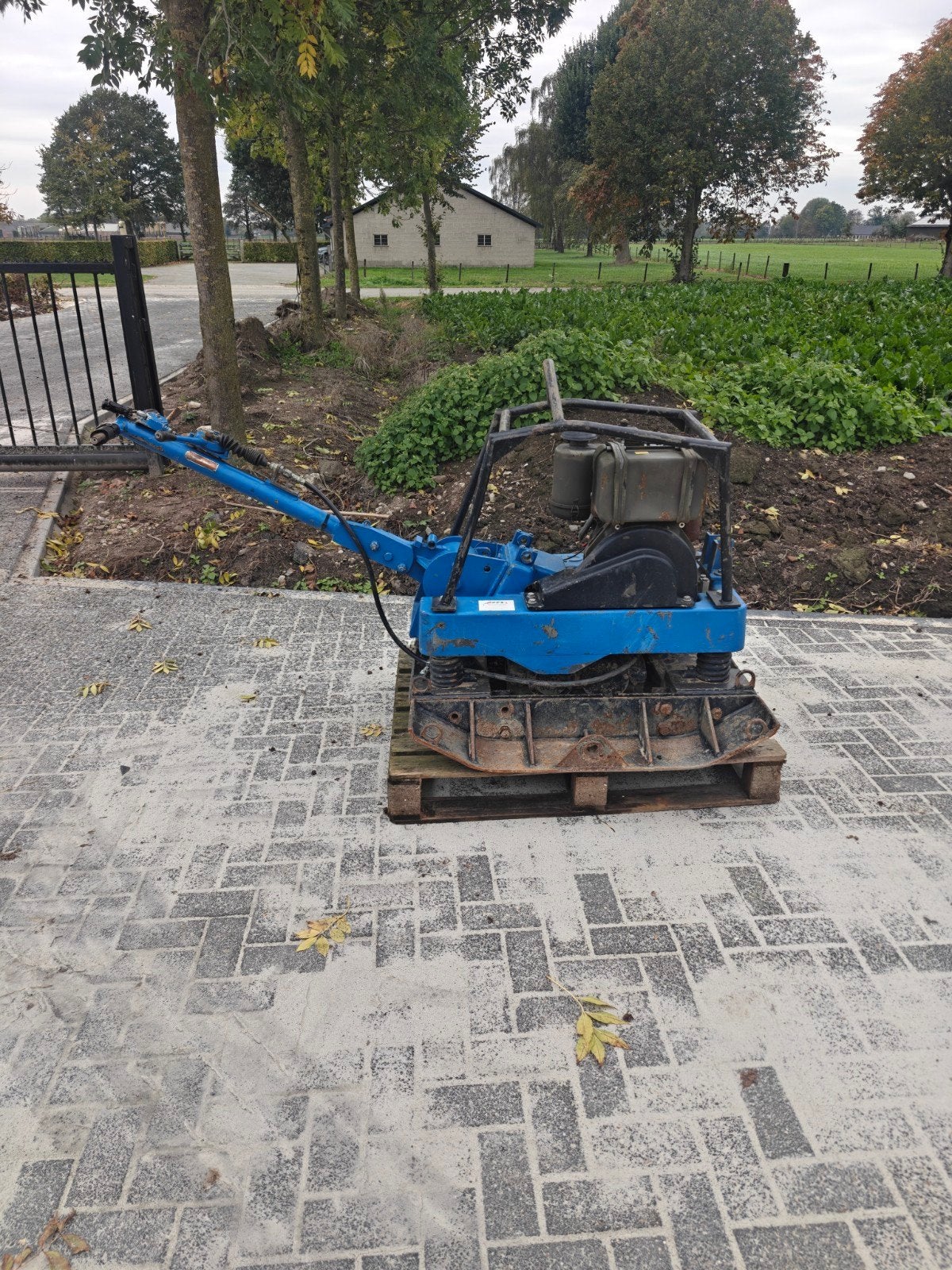 Plaque vibrante Wacker 650 kg diesel, Bricolage & Construction, Enlèvement ou Envoi