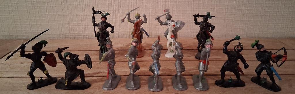 vintage speelgoed ridders - Jean Höfler, seventies, Ophalen of Verzenden, Nvt, Nvt, Nvt