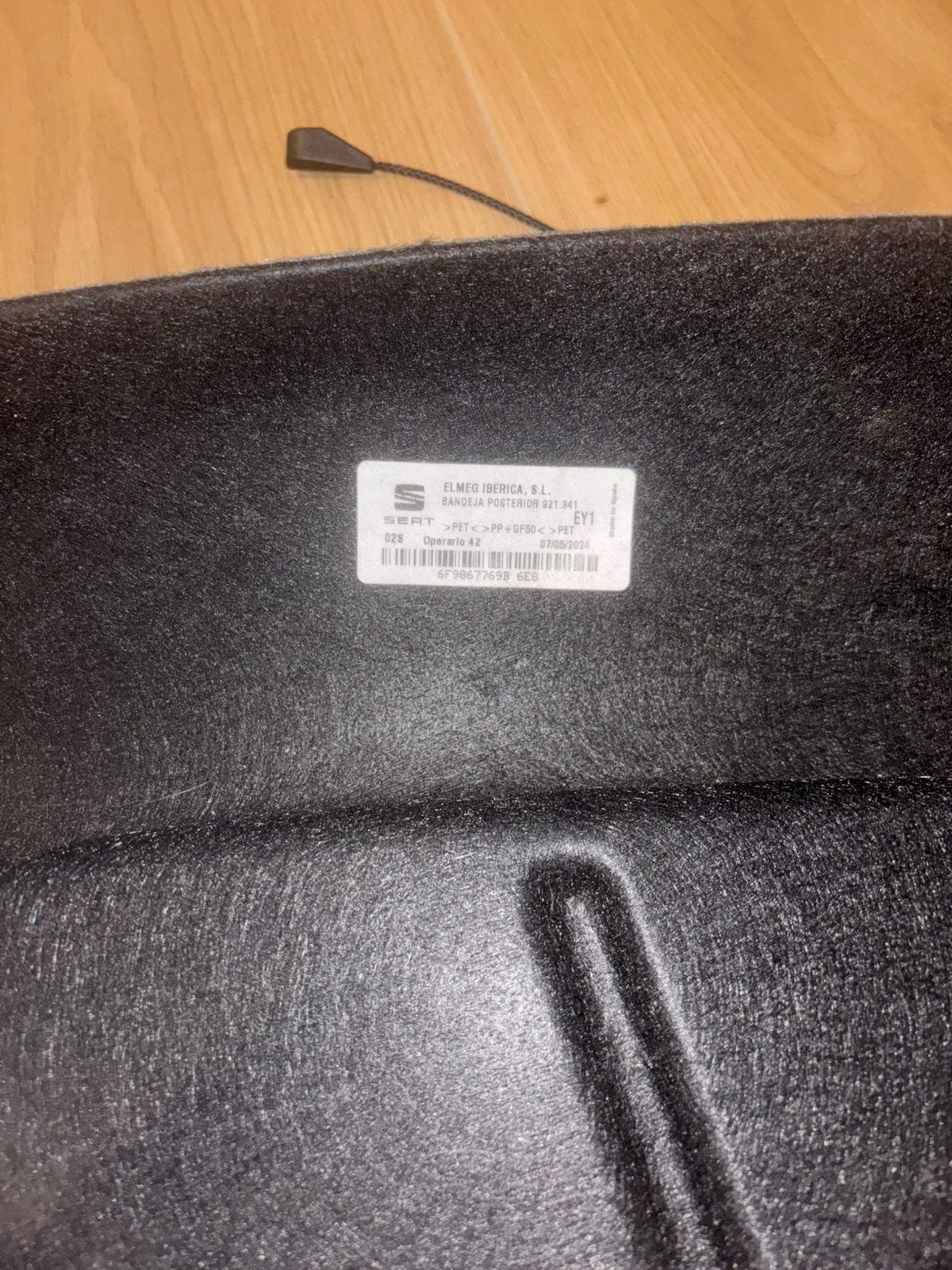 Originele SEAT Arona hoedenplank / kofferbakafdekking zwart, Enlèvement, Seat