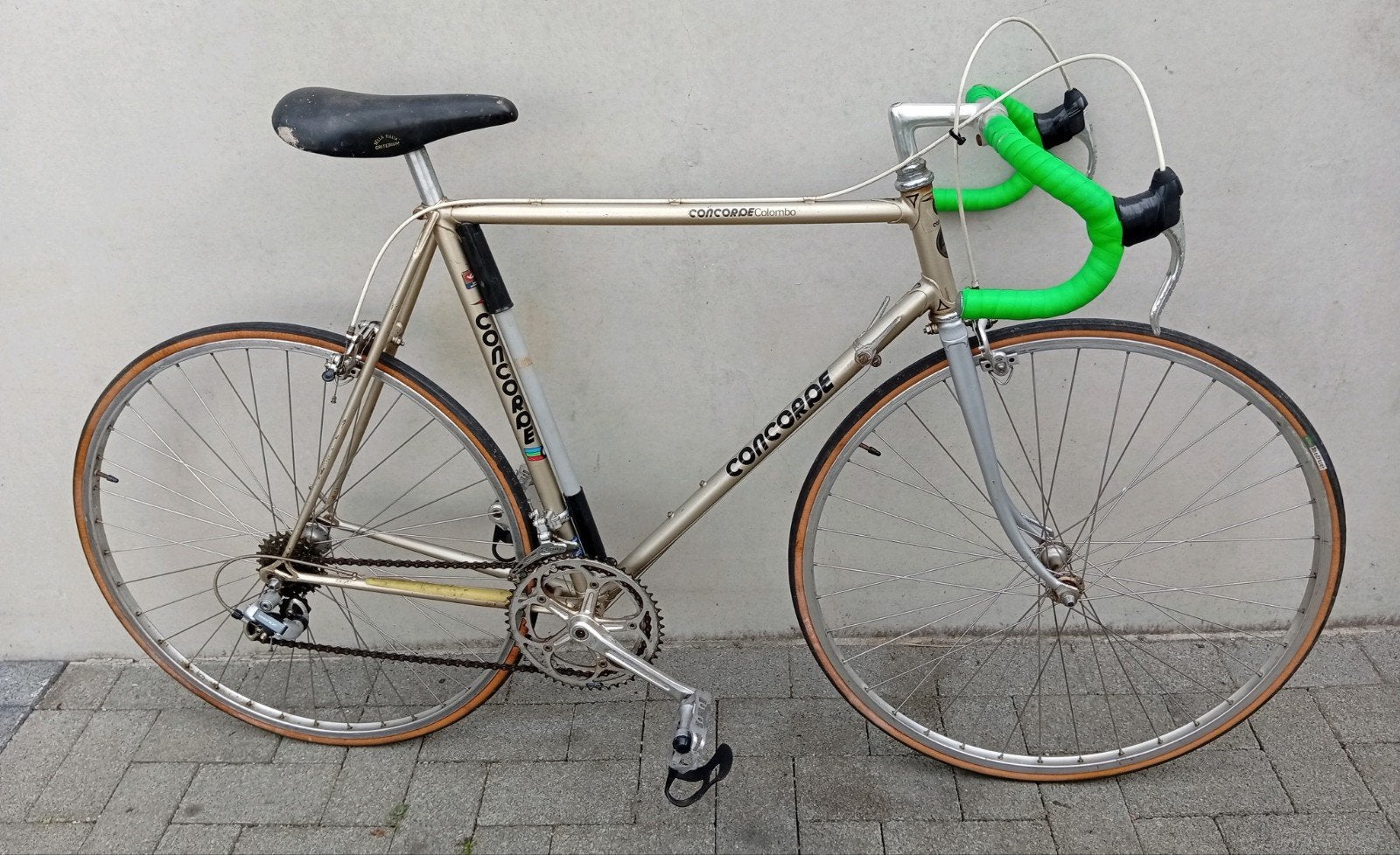 Koersfiets retro Concorde 28inch 2x6speed maat 56 XL, Fietsen en Brommers, 28 inch, Gebruikt, Velgrem, 53 tot 57 cm