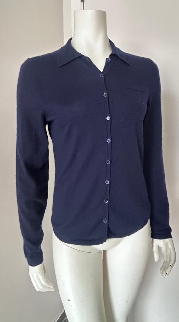 Eric Bompard marineblauw vest van kasjmier M, Kleding | Dames, Truien en Vesten, Ophalen of Verzenden, Zo goed als nieuw