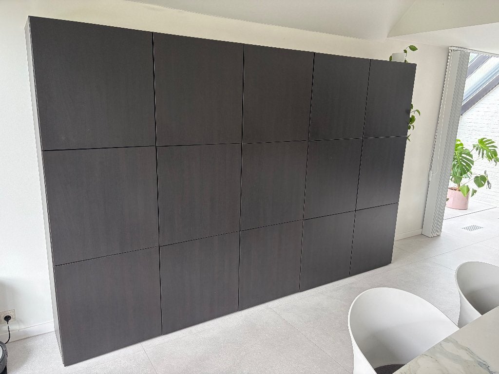 2 zwarte kasten, Huis en Inrichting, Ophalen, 250 tot 300 cm, Met lade(s), Zo goed als nieuw