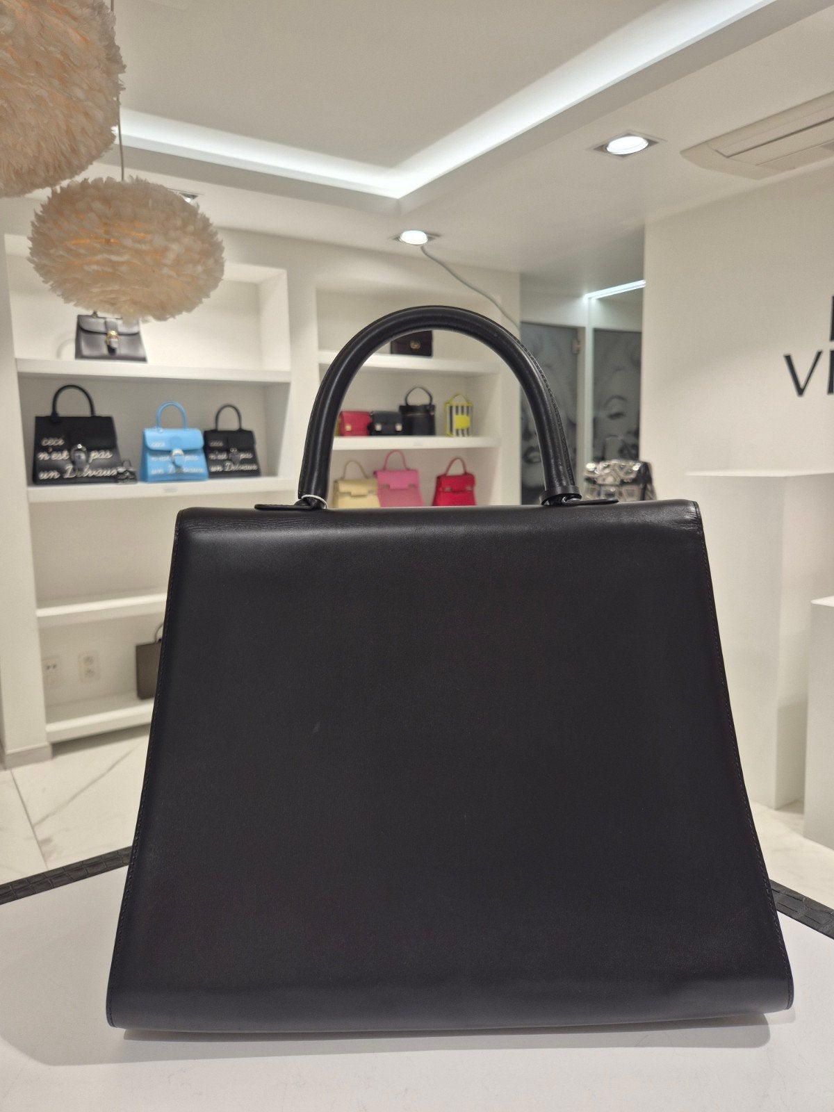 Delvaux Brillant GM Black, Handtassen en Accessoires, Ophalen, Zo goed als nieuw, Zwart, Handtas