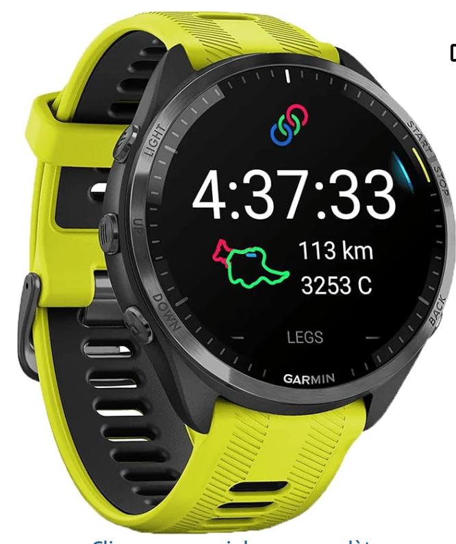 Garmin Forerunner 965, Bijoux, Sacs & Beauté, Montres de sport, Enlèvement, État, Utilisé, Bleu