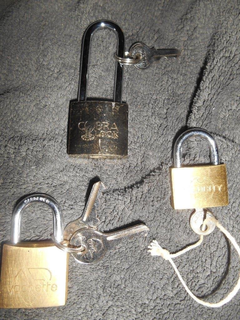 Lot de 3 Cadenas, Enlèvement ou Envoi