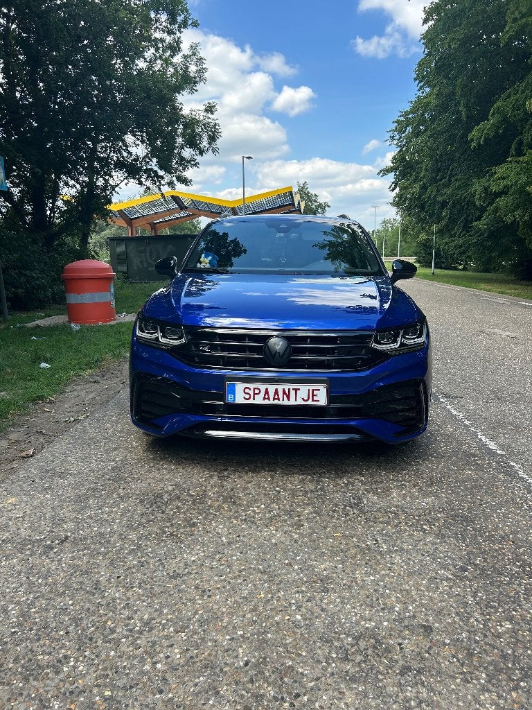 Volkswagen Tiguan business premium  R-line 2.0 TSI, Auto's, Volkswagen, Automaat, 4 deurs, Blauw, Leder