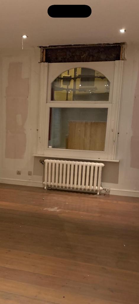 Radiateur élégant en fonte 125 x 60 cm - blanc, 800 watts ou plus, Enlèvement ou Envoi, Utilisé, Radiateur