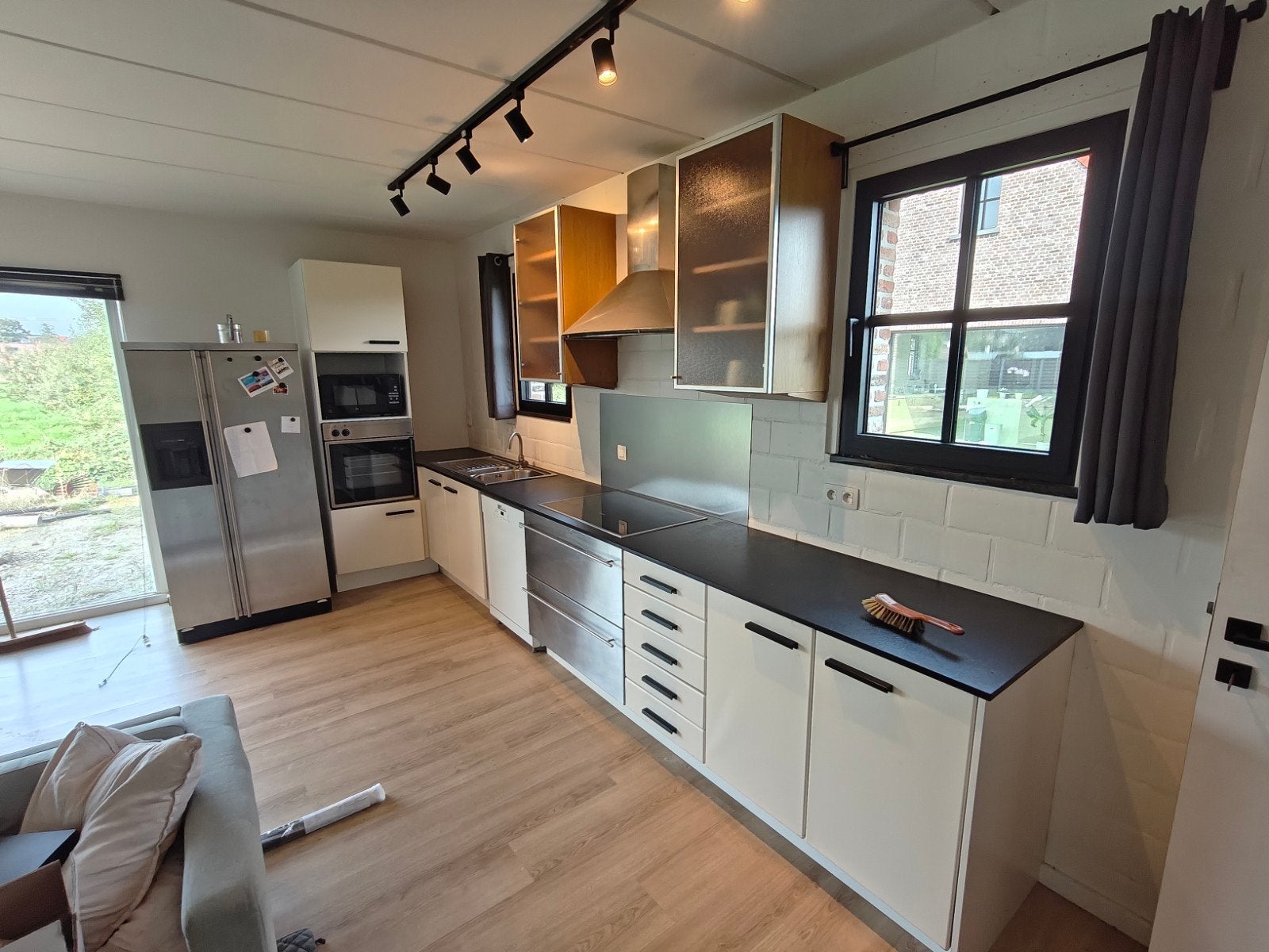 Gratis Keuken met granieten werkblad, Granit ou Pierre, Enlèvement, Utilisé, Crème