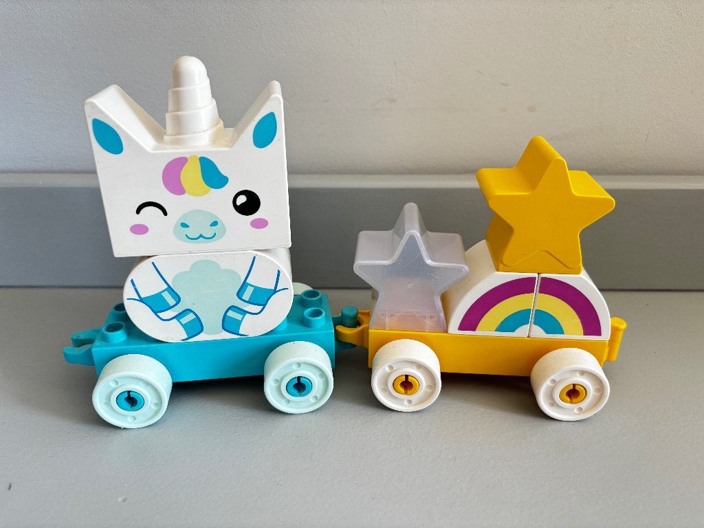 Duplo set 10953 Unicorn - éénhoorn, Ophalen of Verzenden, Zo goed als nieuw, Compleet, Duplo