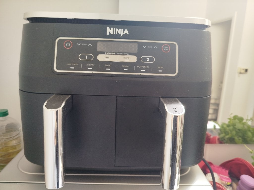 Ninja airfryer, Elektronische apparatuur, Airfryers, Ophalen, Zo goed als nieuw, Airfryer XL, 1000 t/m 1499 gram