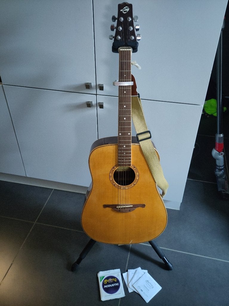 LAG 4 seasons Primavera GLA100D western gitaar, Ophalen, Gebruikt, Western- of Steelstringgitaar