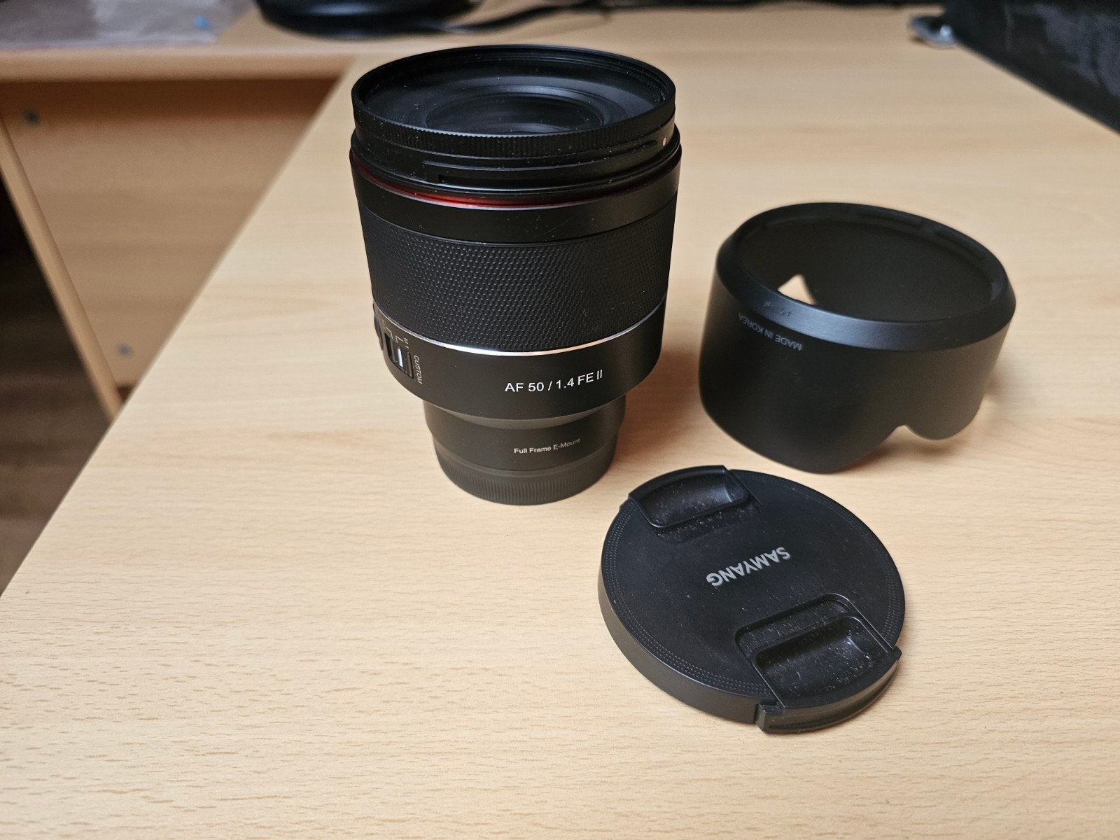 Samyang AF 50mm F1.4 FE II pour sony fe, TV, Hi-fi & Vidéo, Enlèvement ou Envoi, Samyang, Lentille standard, Comme neuf