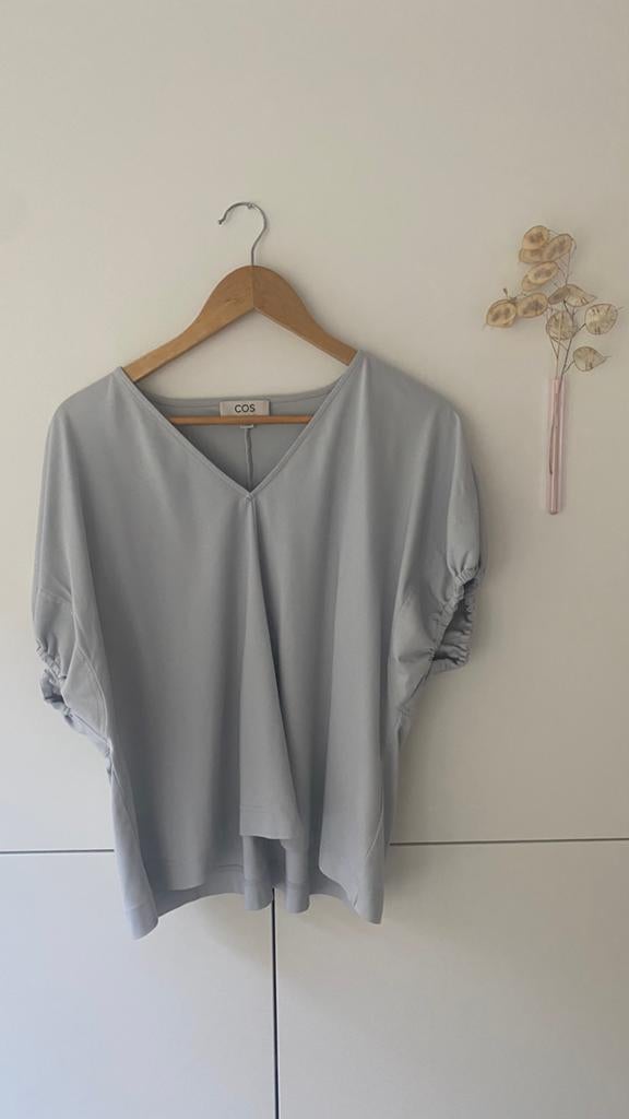 T shirt COS, Ophalen, Blauw, Zo goed als nieuw, Korte mouw