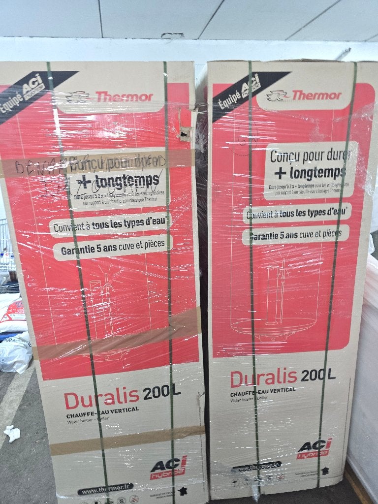 2 Elektrische inox boilers 200 L, Ophalen