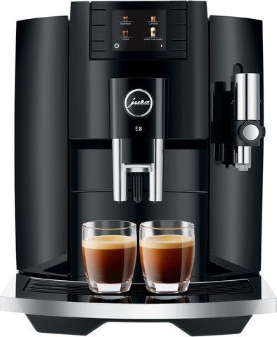 Jura E8 (EB) Piano Black nieuw en met 2 jaar garantie ., Electroménager, Cafetières, Enlèvement