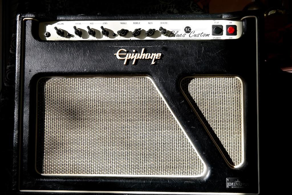 Epiphone Blues Custom 30–All-tube 2x12 combo–upgraded tubes, Muziek en Instrumenten, Ophalen, Gebruikt, Gitaar, 50 tot 100 watt