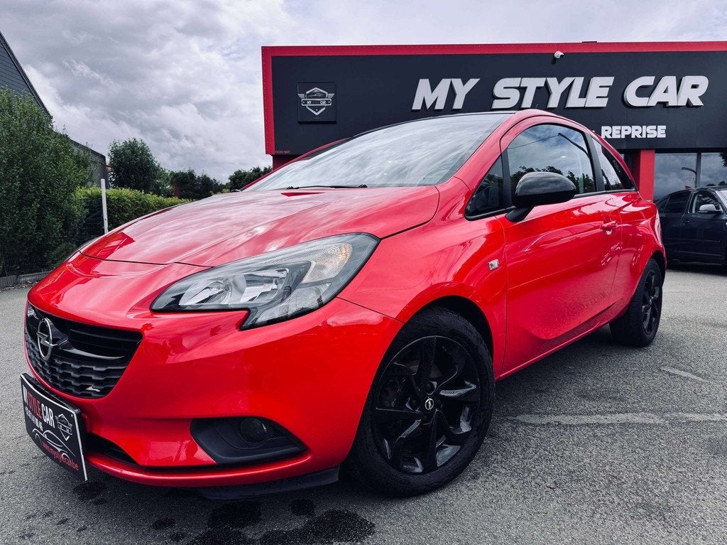 Opel Corsa Corsa 1.4 essence, Black Edition, Garantie 1 an, Autos, Rouge, USB, Achat, 90 ch