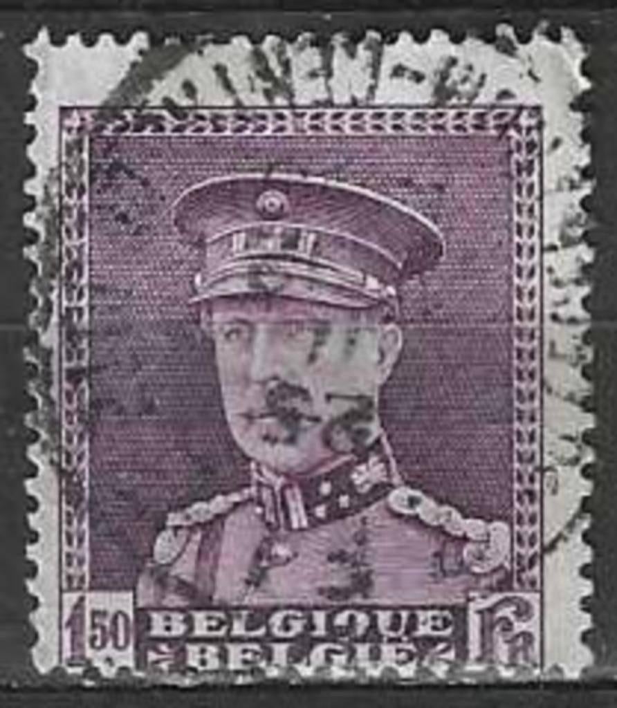 Belgie 1931 - Yvert/OBP 319 - Albert I met kepi 1.50 F. (ST), Verzenden, Gestempeld, Gestempeld, Koninklijk huis