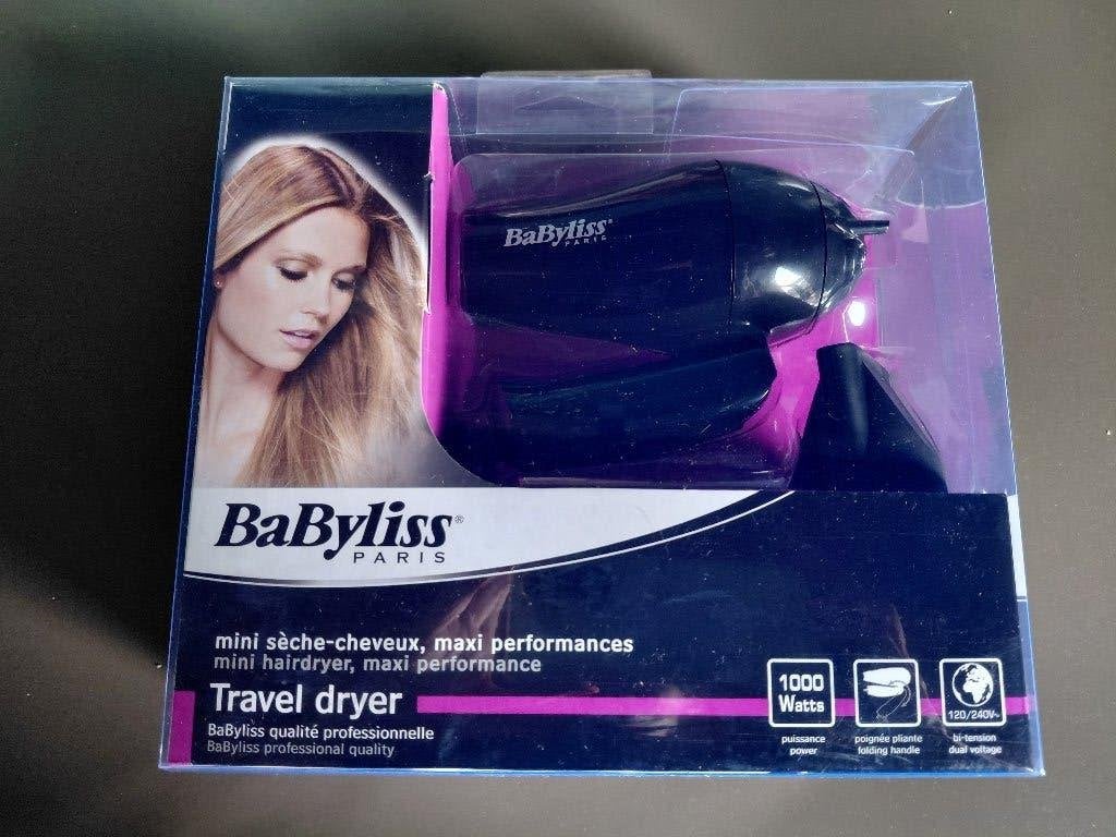 BaByliss Travel haardroger nieuw, Elektronische apparatuur, Persoonlijke Verzorgingsapparatuur, Ophalen, Nieuw, Haarverzorging