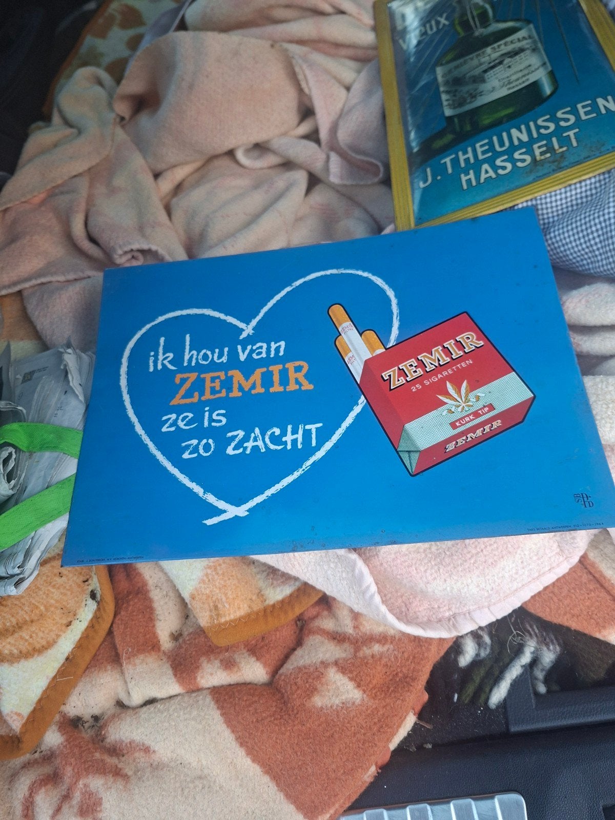 reclame bord, Ophalen