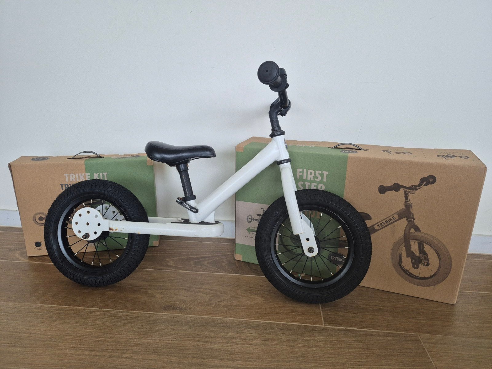 Trybike wit + uitbreidingsset, Ophalen, Trybike